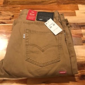 Levi Dark khaki pants 514